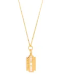 True Rocks mini razor pendant necklace - Gold