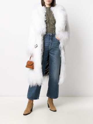 oversize shearling coat展示图