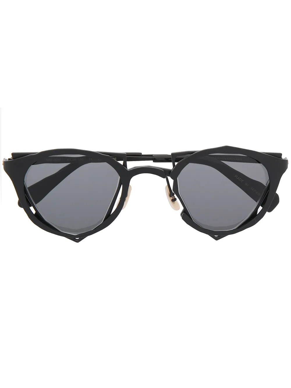 MASAHIROMARUYAMA MM-0045 geometric-layered sunglasses