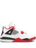 Jordan Kids Jordan 4 Retro ""Fire Red 2020"" sneakers - White