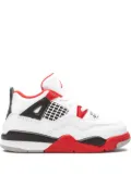 Jordan Kids Jordan 4 Retro ""Fire Red 2020"" sneakers - White