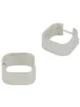 Märta Larsson square-shape hoop earrings