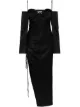 Image 1 of Aleksandre Akhalkatsishvili tie-front cutout dress