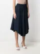 Michael Michael Kors asymmetric pleated midi skirt