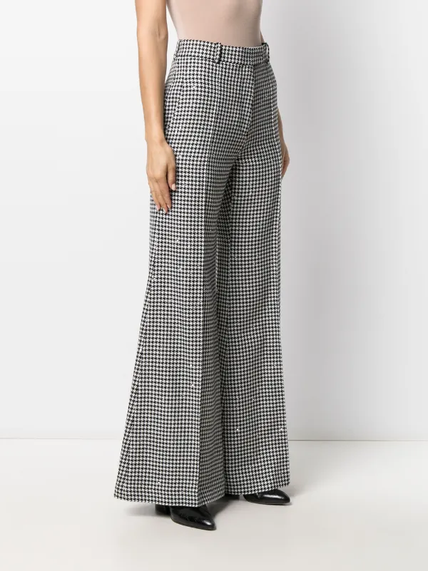 RACIL wide leg houndstooth trousers 