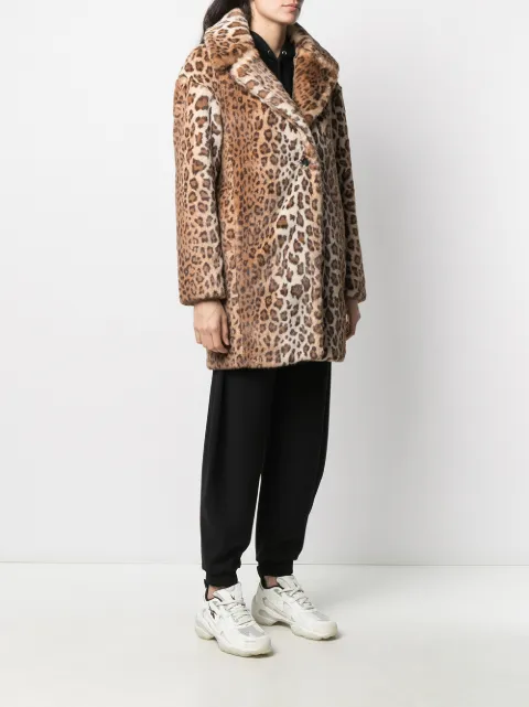 Rag & Bone Leopard Print Faux Shearling Coat - Farfetch