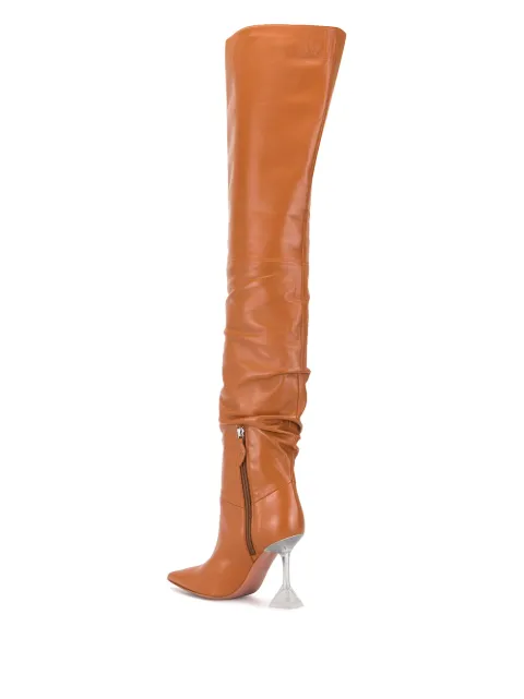 amina muaddi brown boots