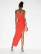 Aleksandre Akhalkatsishvili tie-front cutout dress