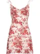 Image 1 of Reformation Esther floral-print mini dress