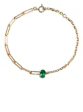 Yvonne Léon 18kt yellow gold emerald bracelet