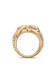 Bvlgari Pre-Owned 1961 18kt yellow gold Present Day Bvlgari diamond ring