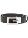 Gucci logo-buckle reversible belt - Black