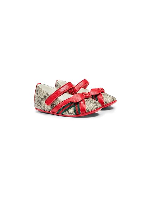 Gucci Kids Ballerinas aus GG Supreme