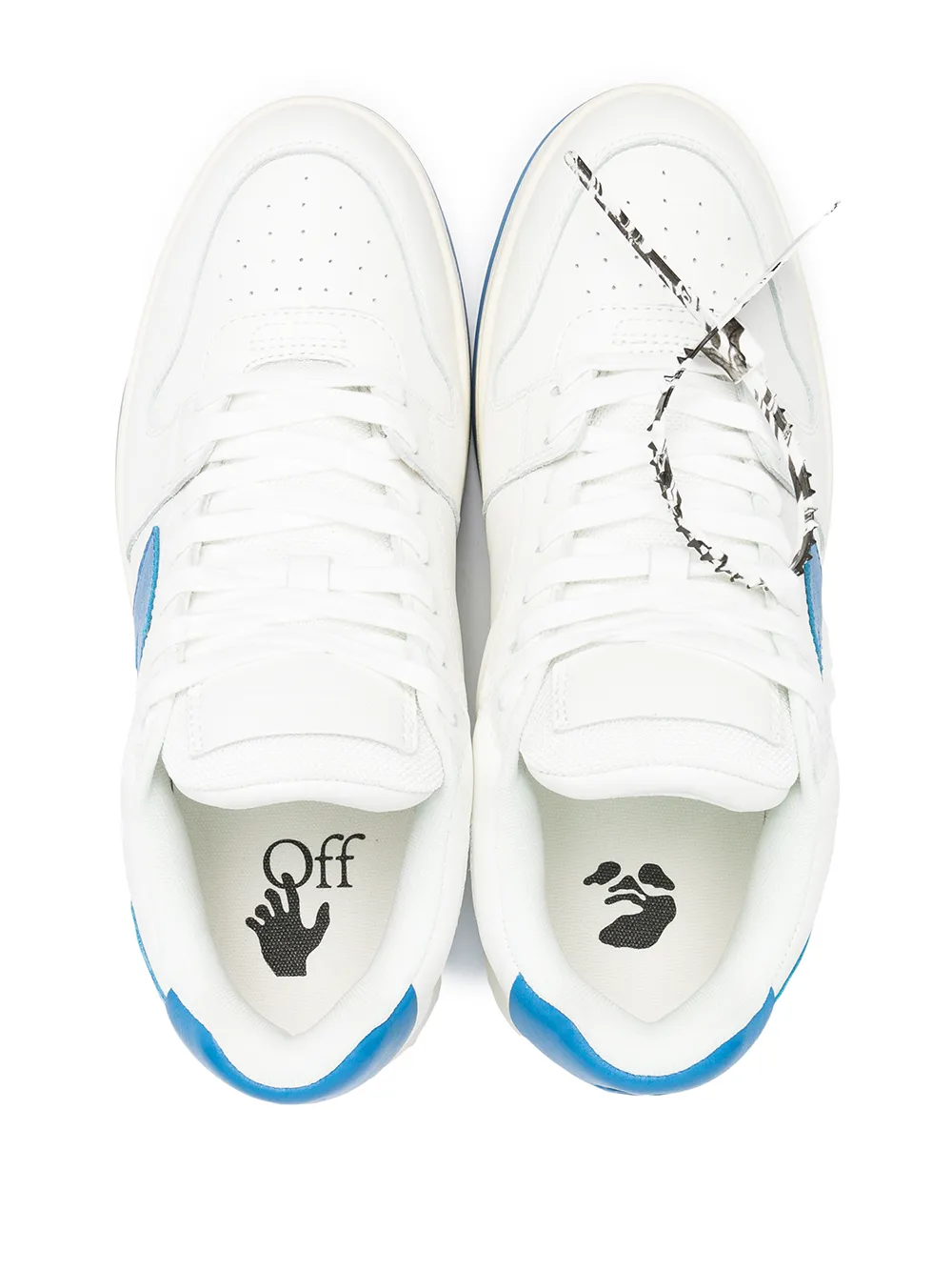 фото Off-white кеды на вулканизированной подошве