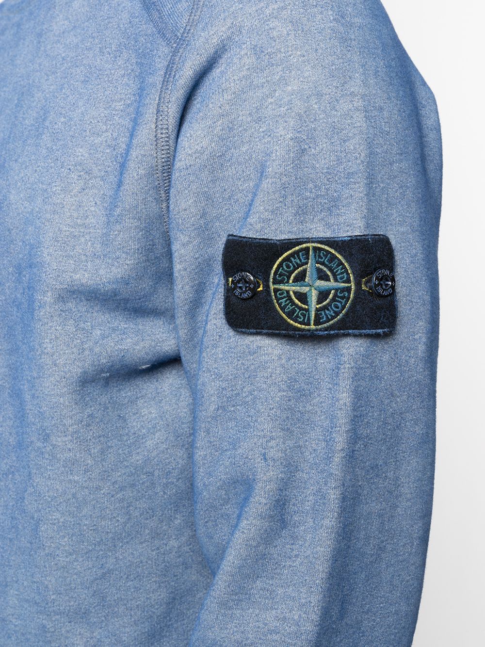 фото Stone island толстовка dust treatment