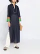 Imagen 2 de Tory Burch vestido con puños a rayas