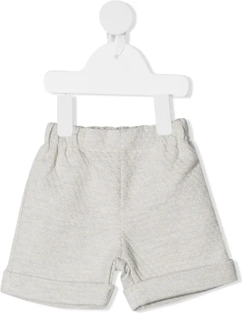 La Stupenderia dotted-pattern slip-on shorts