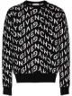 Image 1 of Givenchy chevron-logo wool jumper