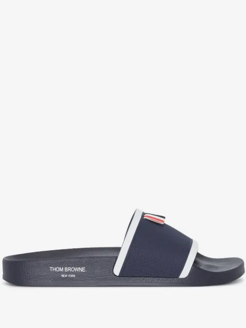 Thom Browne sandalias con ribete de grosgrain