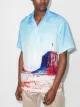 Image 2 of Neighborhood landscape-print short-sleeve shirt