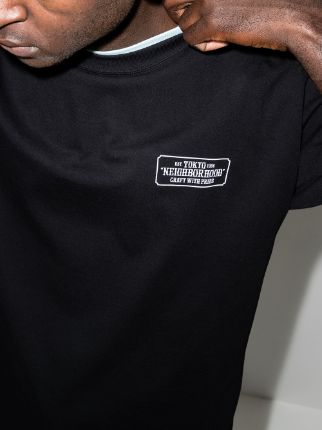 Bar & Shield crew-neck T-shirt展示图