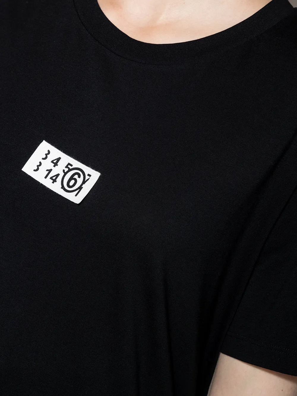 фото Mm6 maison margiela футболка с логотипом