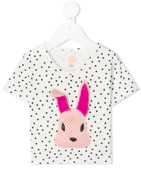 WAUW CAPOW by BANGBANG rabbit embroidered T-shirt