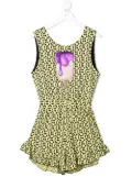 WAUW CAPOW by BANGBANG Columbia print playsuit - Yellow