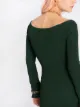 Khaite fine-ribbed midi dress