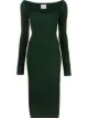 Image 1 of Khaite fine-ribbed midi dress