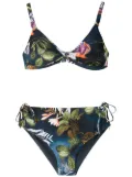 Lygia & Nanny Marcela print bikini set - Blue