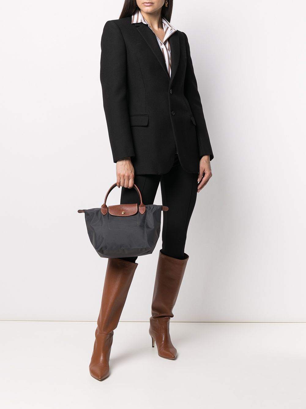 фото Longchamp маленькая сумка-тоут le pliage