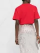 Nº21 ruched glittered midi skirt