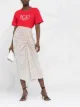 Image 2 of Nº21 ruched glittered midi skirt