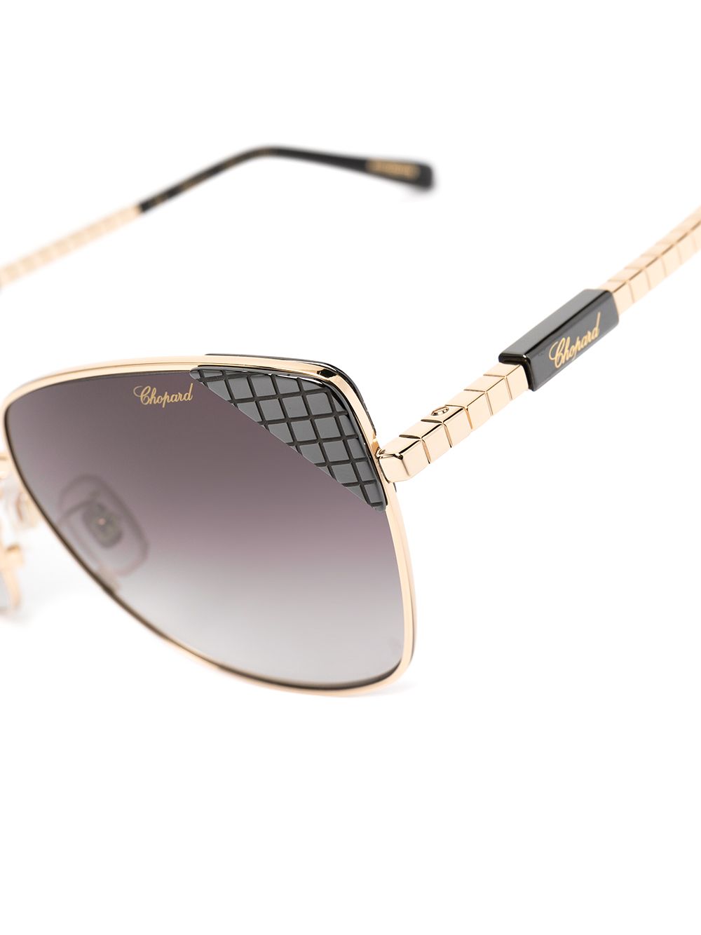 фото Chopard eyewear солнцезащитные очки в оправе 'кошачий глаз'