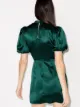 Reformation high-shine silk mini dress