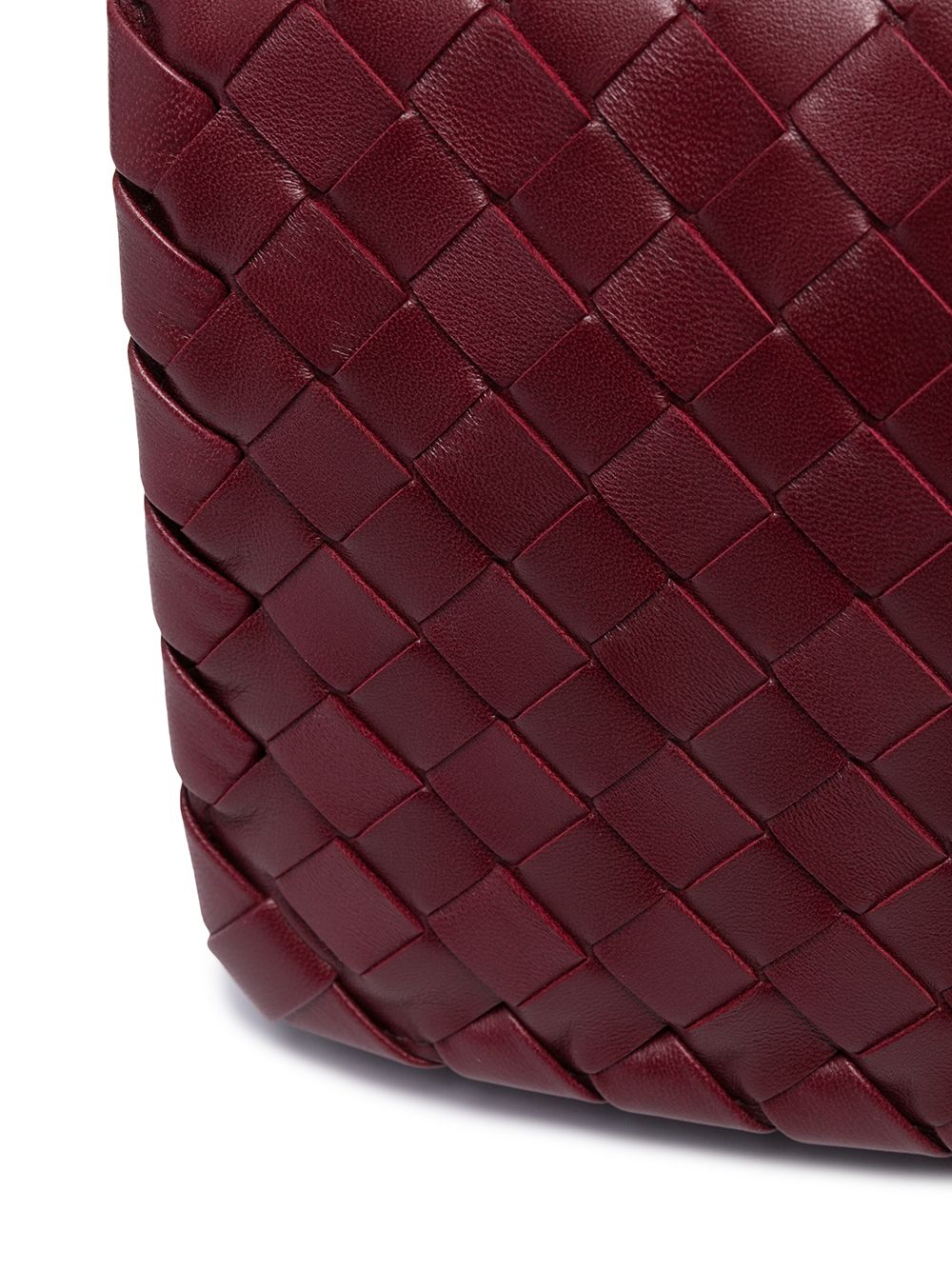 фото Bottega veneta сумка на плечо с плетением intrecciato