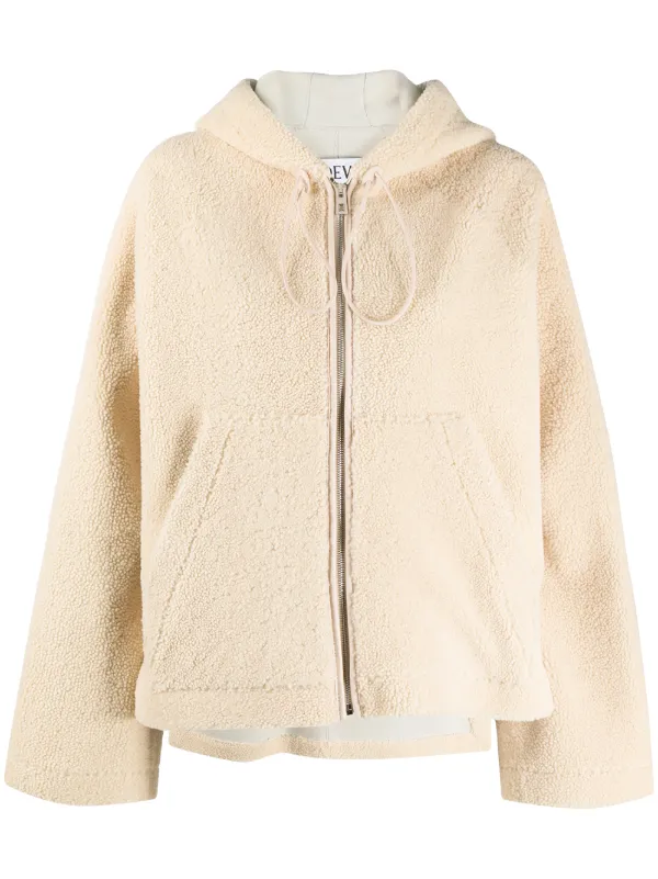loewe fleece zip sweater
