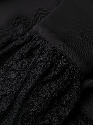 lace trimmed mini dress展示图