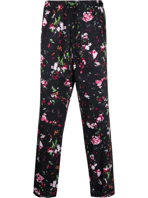 Diesel floral-print trousers