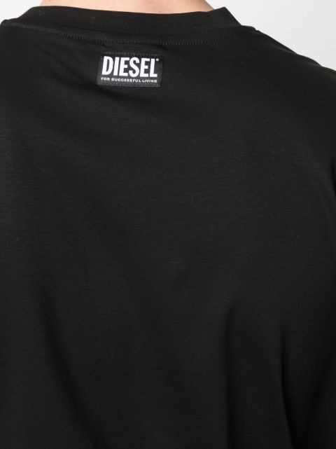 Diesel logo-print Crewneck T-shirt - Farfetch