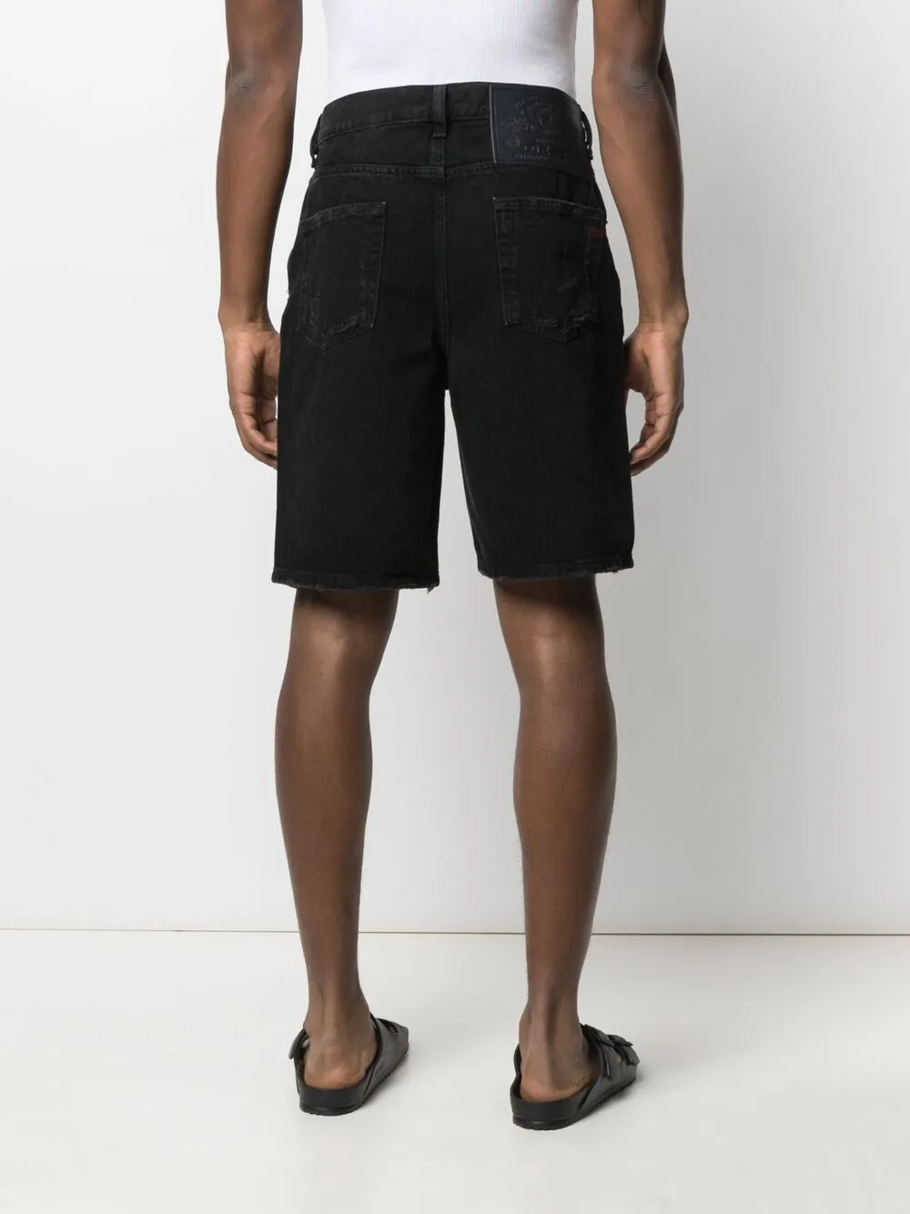 Diesel Denim shorts Zwart