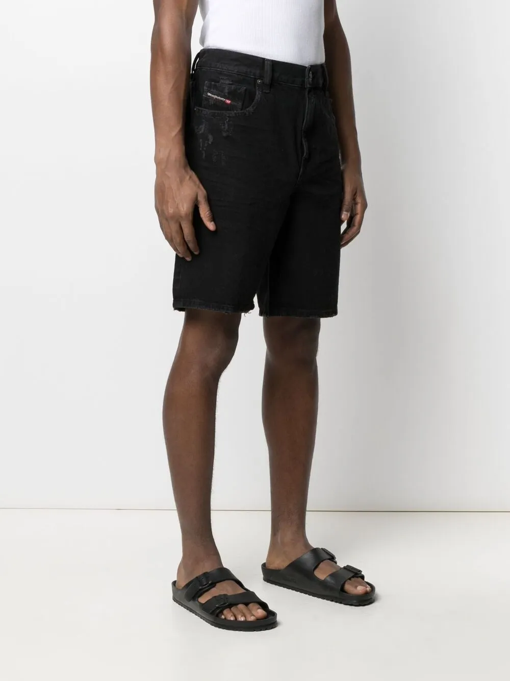 Diesel Denim shorts Zwart