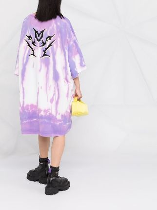 oversized tie-dye T-shirt dress展示图