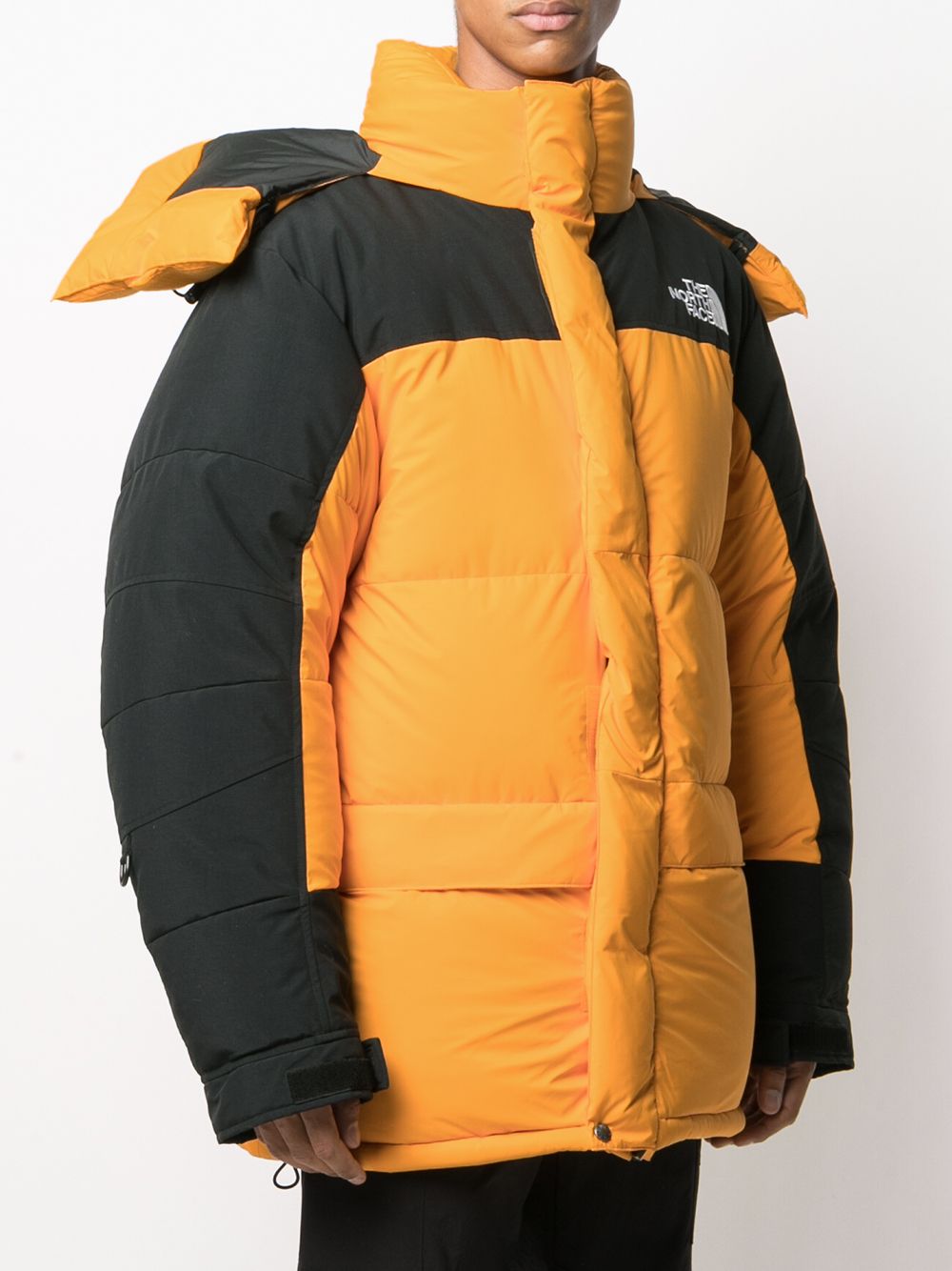 фото The north face пуховик в двух тонах