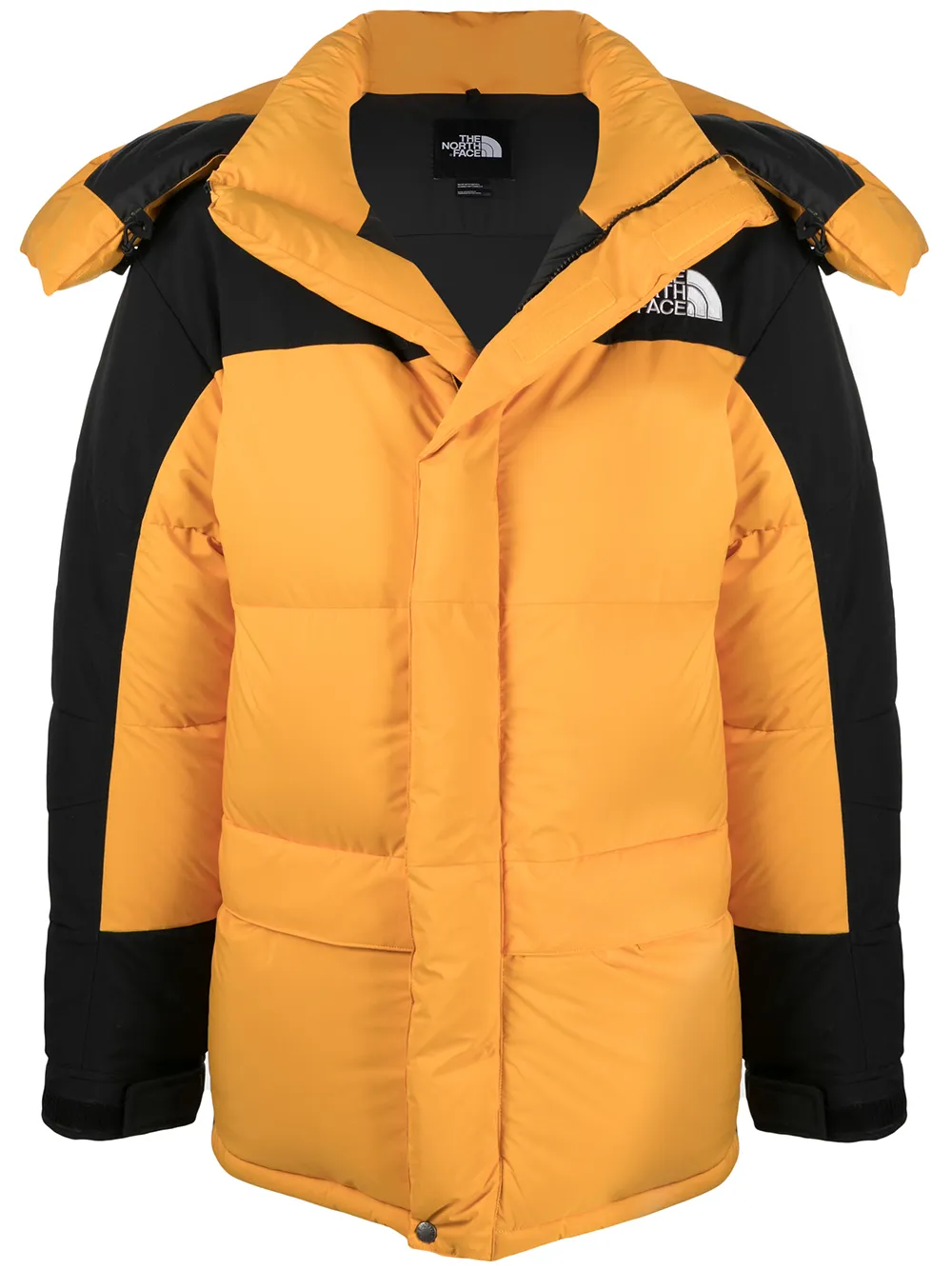 фото The north face пуховик в двух тонах