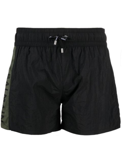 black supreme swim trunks