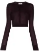 Imagem 1 de Danielle Guizio Cardigan cropped com gola redonda