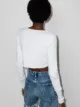 Danielle Guizio cropped cotton cardigan