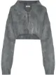 Image 1 of Danielle Guizio safety-pin tie-dye cardigan